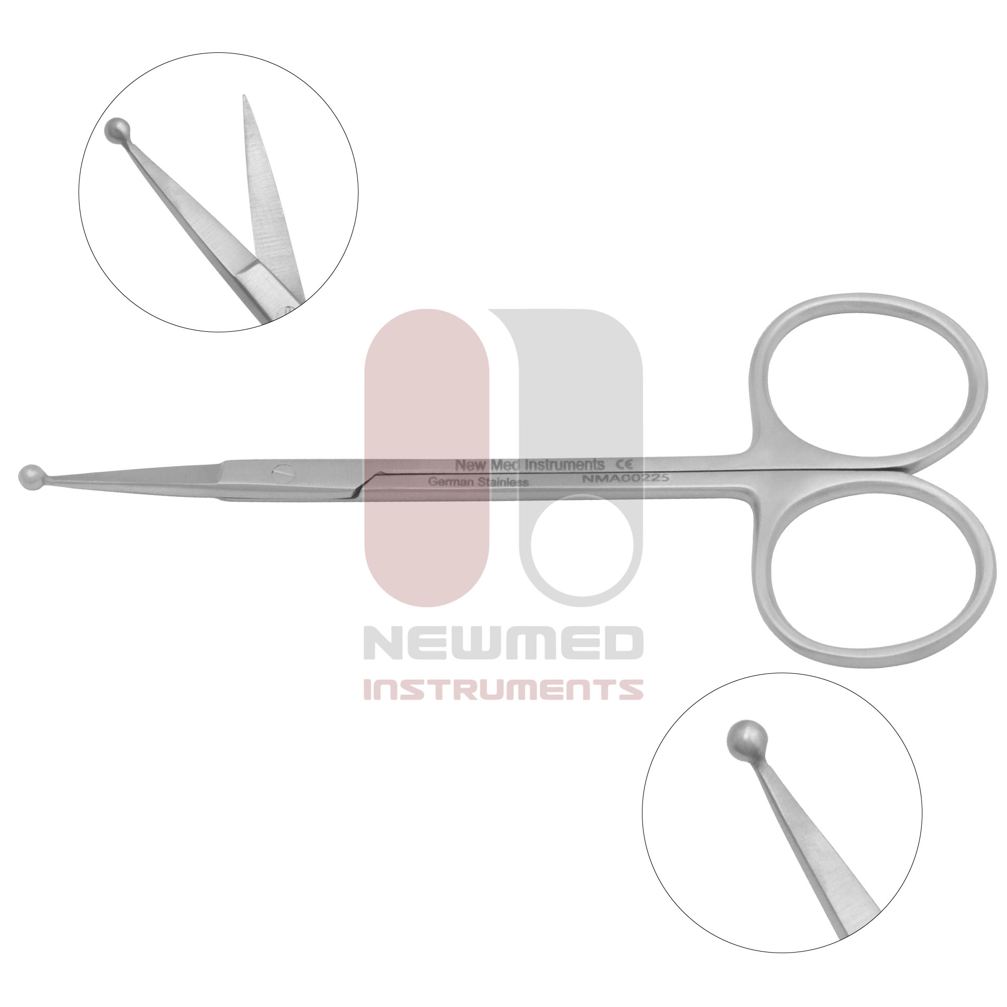 外科用ボン動脈鋏 - ボールチップ | New Med Instruments